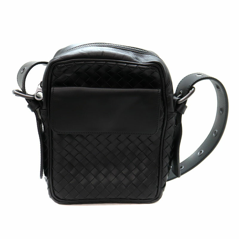 Bottega Veneta Shoulder Bag Leather Black